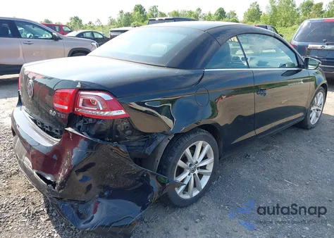 2012 Volkswagen Eos Komfort из США, поврежденный, VIN WVWBW7AH3CV010646